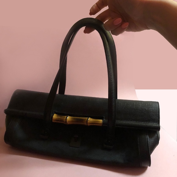 📛SOLD📛 Vintage GUCCI Tom Ford Bamboo Bullet Bag - Picture 8 of 8